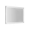 Paul mirror 100x80 with brushed frame