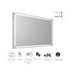 Paul mirror 120x80 with brushed frame - Image 3