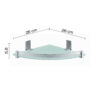 Cloud hanging shower rack brushed - Image 2
