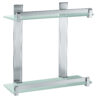 Cloud hanging shower rack brushed