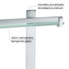 Cloud hanging shower rack brushed - Image 3