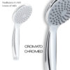 Easy 05 hand shower 1 jet chromed - Image 4