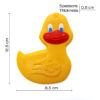 Duffy tappeto antiscivolo doccia e vasca mini giallo - immagine 2