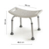Friend taburete blanco - Imagen 2