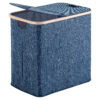 Yoshi laundry basket 87 lt blue