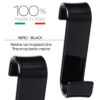 Merlino appendiabiti per termoarredi nero - immagine 5