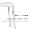 Yannis taburete blanco - Imagen 3