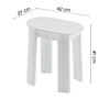Tetra stool white - Image 2