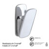 Oz appendiabiti cromato - immagine 4