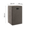 Lavanda laundry basket 70 lt moka - Image 2