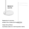 Mammolo toallero de pie blanco - Imagen 5