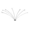 Pieghella 180° sans rideau de douche chrome