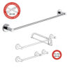 Felce plus towel holder 60 cm chromed - Image 5