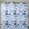Dinosaurs tenda doccia in tessuto 120x200 cm bianco/blu - immagine 2