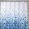 Dotty tenda doccia in tessuto 240x200 cm bianco/azzurro/blu
