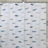 Greece tenda doccia in tessuto 180x200 cm bianco/azzurro/blu - immagine 2
